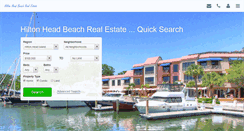 Desktop Screenshot of hiltonheadbeachrealestate.com